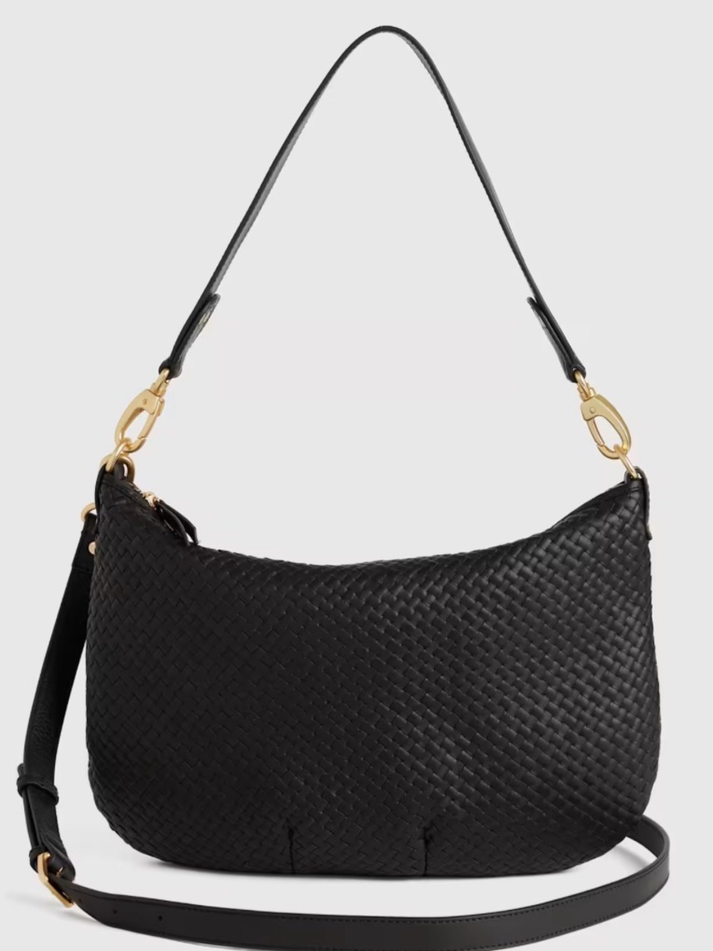 Quince crescent crossbody bag. Italian leather